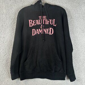G-Eazy The Beautiful & Damned Hoodie Sweatshirt Adult Size Small pink Black RAP